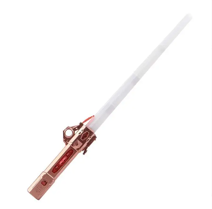 Sabre laser aste RVB pour enfants, épée laser, flash rétractable, jouets tourneurs à main, jouet Shoous de type C