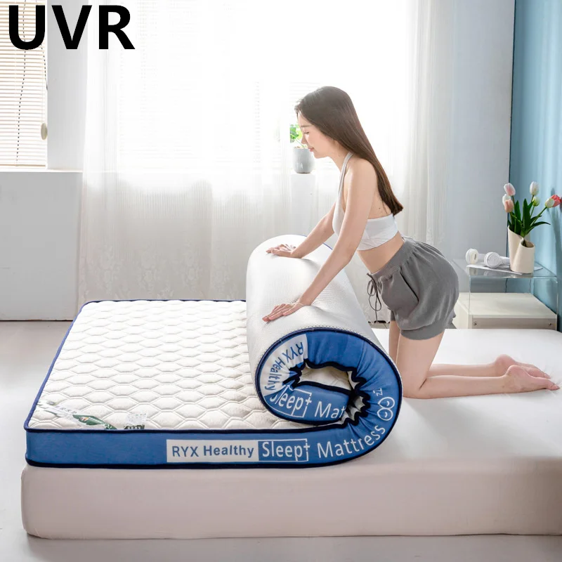 UVR Latex Mattress Slow Rebound Memory Foam Filling Student Dormitory Tatami Bedroom Hotel Lightweight and Breathable Mattress