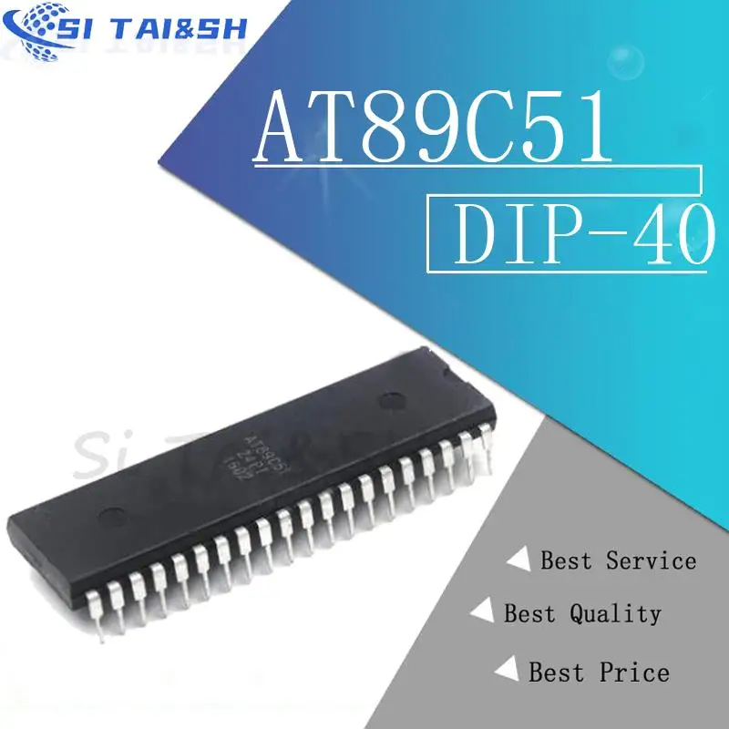 1PCS  AT89C51  AT89C51-24PI 851 DIP-40