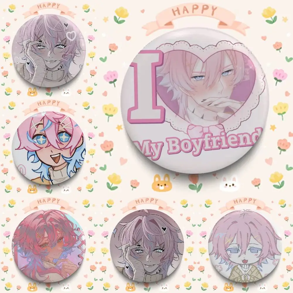 14DWY 14 Days With You Ren Badges Button Round Creative Pin Brooch Badge Bag Decor Accessories Fans Collect Friends Gifts