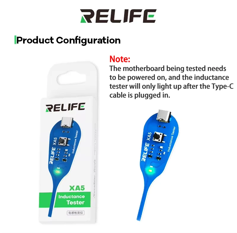 RELIFE XA5 Inductie Tester Elektromagnetische Contactloze Foutdetectie Tool voor Telefoons PCB Moederbord Reparatie Diagnostiek - afbeelding 1