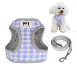 Dog Harnesses And Leashes Dog Pet Vest Harness Adjustable Rotatable Buckle Design Outdoor Training Tool Simple Design Polyester