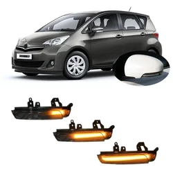 for Toyota Verso-S NSP121 NSP120 P12 2010 2011 2012 2013 2014 2015 Dynamic LED Blinker Side Wing Mirror Turn Light Signal Lamp