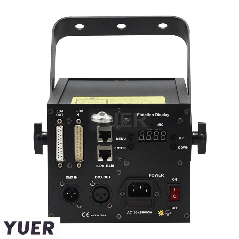 2Pcs/lot 2W ILDA RGB Animation Beam Scanner Stage Laser Light Projector DJ Disco Bar Club Party Wedding Xmas Effect Show Lamp