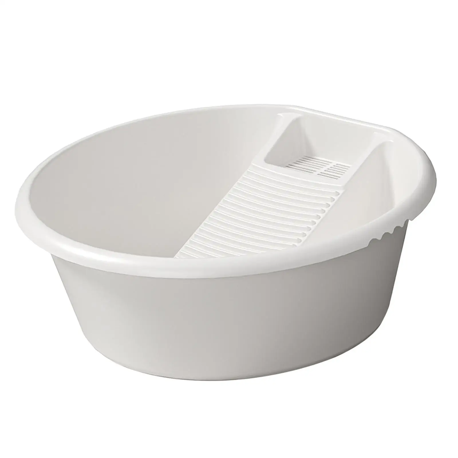 Multiuse Washboard Laundry Tub for Camping and Dormitory Life Space Saving Design with Smooth Edges for Safe Use
