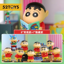 52TOYS Blind Box Crayon Shin-chan Emoticon 1PC Action Figure Collectible Toy Desktop Decoration