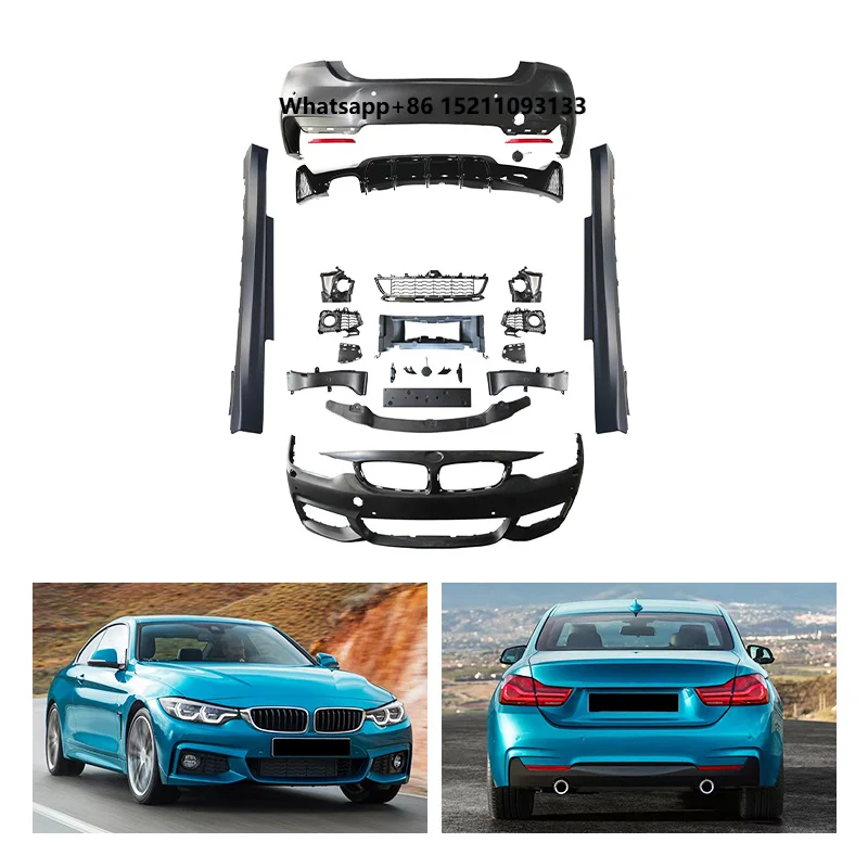2013-2020 Car Modification Upgrade MT Front Bumper Rear Bumper Body Kit Large Surround Accessories
