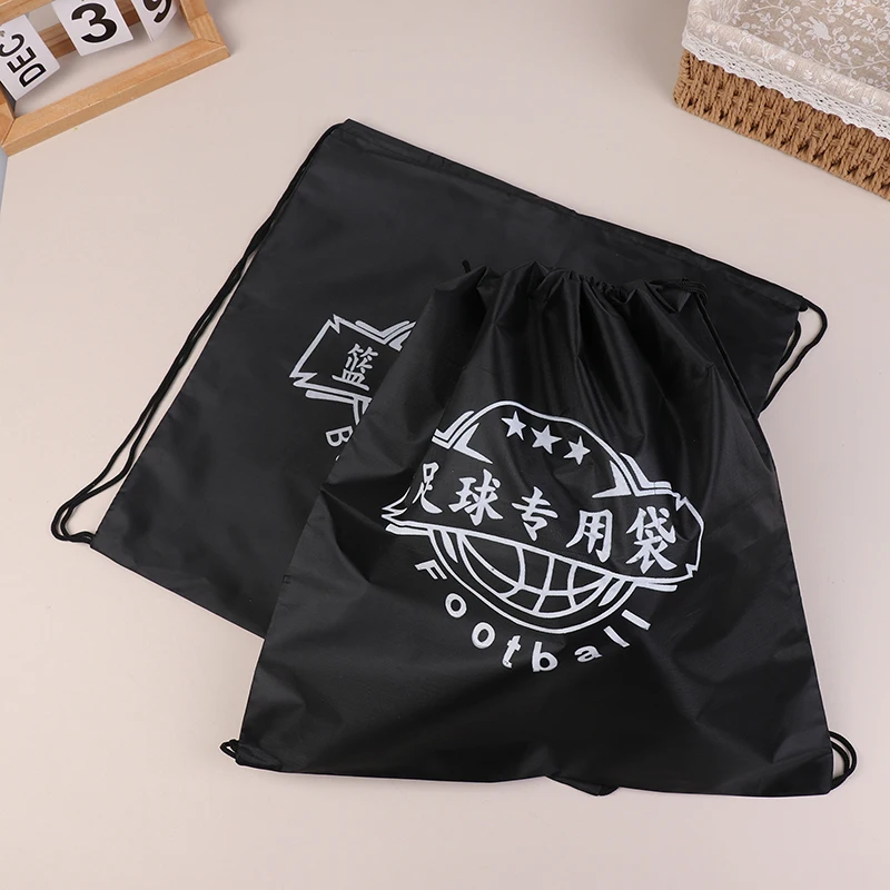 Outdoor Sport Large Capacity Bundle Pocket Drawstring Storage Bag Oxford Cloth Backpack For Basketball Soccer Ball Fitness Bag