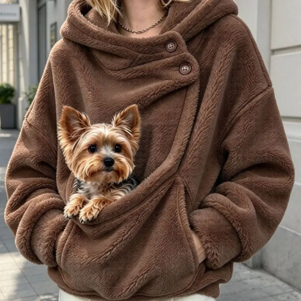 Sweat kangourou à poche pour chat – visuel produit 11