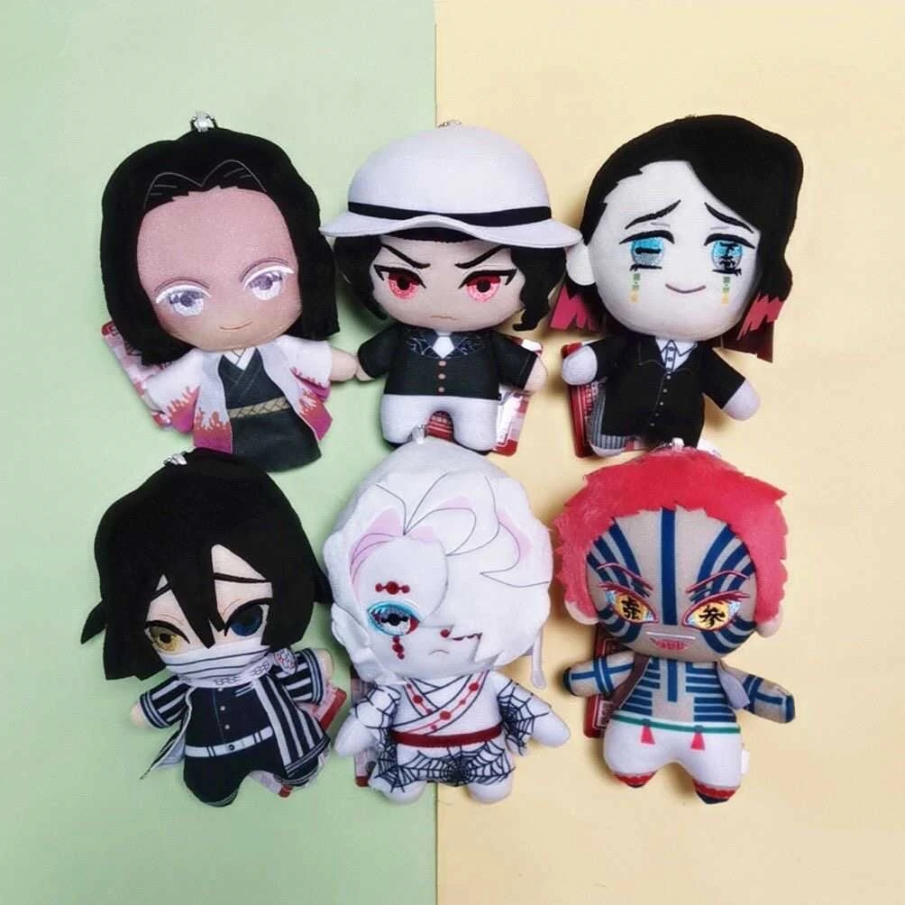 

Anime Demon Slayer Rui Tomioka Giyuu Tokitou Muichirou Rengoku Kyoujurou Cosplay Cotton Doll 15cm Keychain Pendant CartoonMaumet