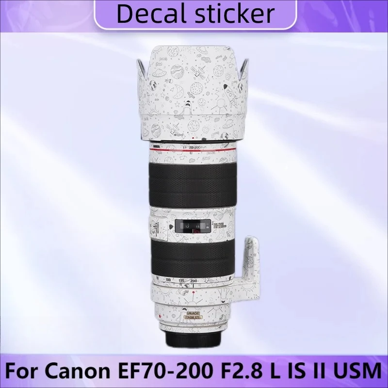 

Защитная пленка-наклейка для объектива Canon EF70-200mm F2.8 L IS II USM, виниловая пленка для корпуса, защита от царапин