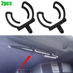 2x For Skoda Octavia A4 Mk1 A5 Mk2 A7 Mk3 A8 Mk4 1996 1997 1998 1999 2000 - 2024 Auto Lock Pencil Tray Clips Rivet Black