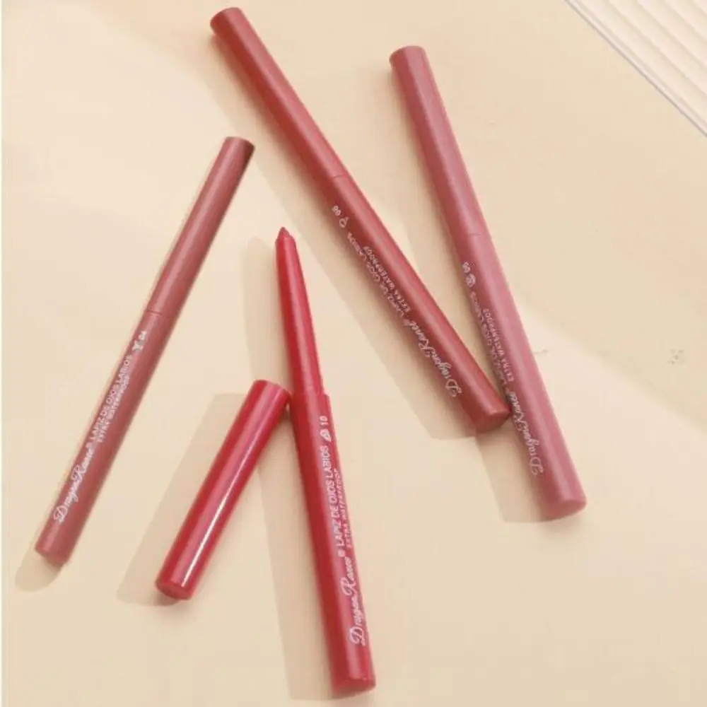 New Waterproof Lipliner Pencil Natural Outline Lip Contour Line Matte Lip Liner Velvet Velvet Lip Liner Pencil