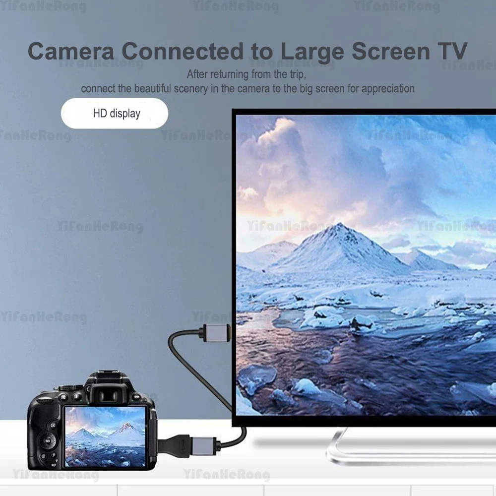محول أنثى صغير متوافق مع HDMI ذكر إلى HDMI 1080P محول تمديد أنثى إلى ذكر للكمبيوتر الصغير HDTV HD كاميرا