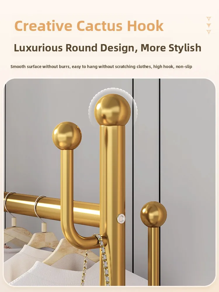 

Space Saving Floor Mounted Bedroom Clothes Hanger Small Home Room Clothes Drng Ra Non-Occupng Wardrobe Evesigar