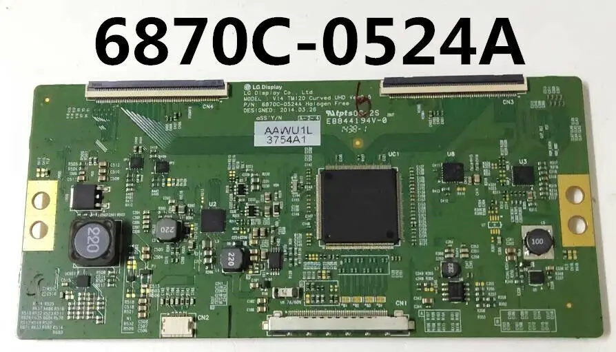 6870C-0524A T-con Board 6871L-3918B For LG 65UC970V 65UC970V-ZA 55UC970V 55UC970T 55UC970T-ZA 55 INCH 65 INCH  Logic Board TV