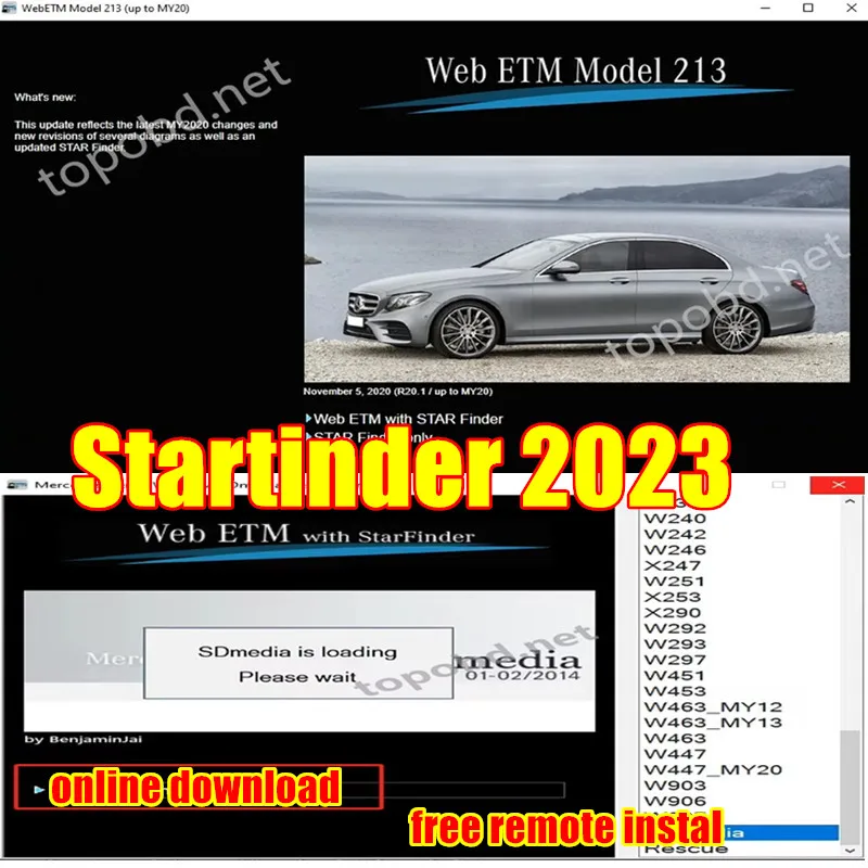 

Latest StarFinde.r 2023 Wiring Diagram+SDmedia MB Download and Install Software Online