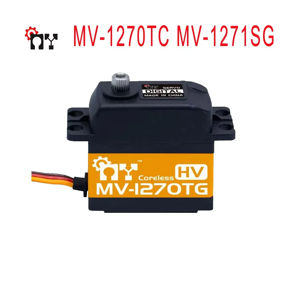 

MY Servo MV-1270TG MV-1271SG 7.4V 35KG Titanium Gears Coreless Standard Digital Servo Savox 1270TG For Helicopter Rc Parts