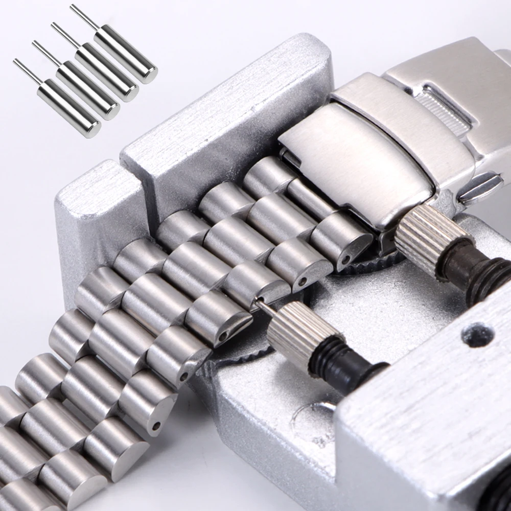 

Metal Watch Repair Tool Adjusting Watch Strap Tool with Watch Pin 2 in 1 Bracelet Remover Easy To Remove Watchband Link Pin Tool