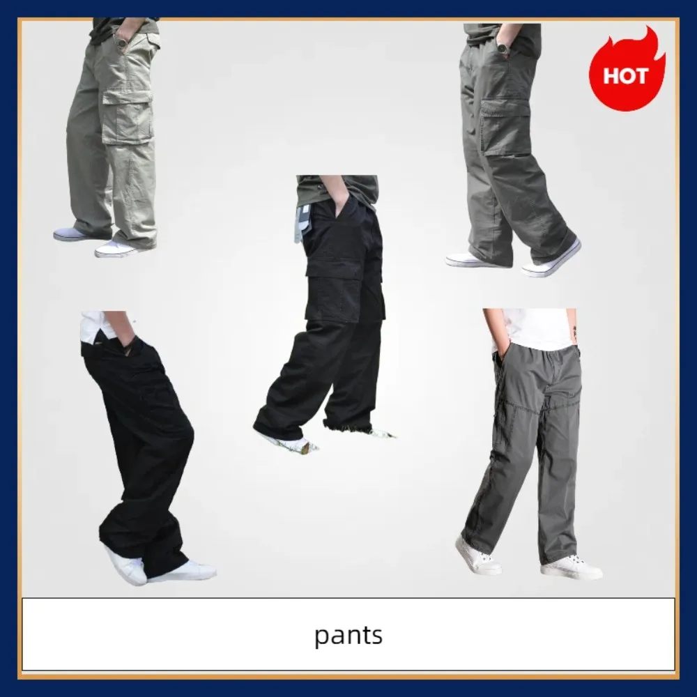 

2025 Workwear Pants Casual Pants Sports Pants Multi-Pocket Thin Men's