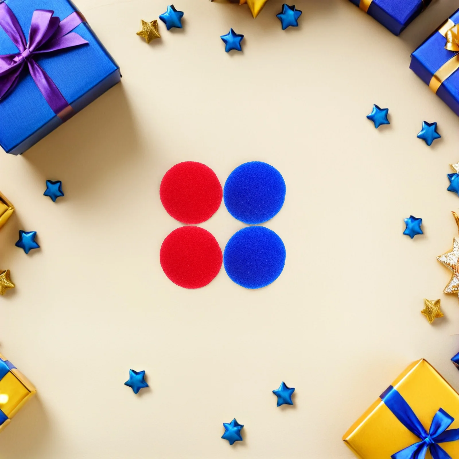 

20pcs Small Clown Sponge Nose 5Cm Red Foam For Halloween Circus Costume Party Mardi Gras Cosplay Decor Accessory