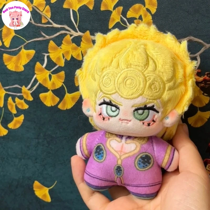 

Cute Anime Q Version Pendant Giorno Giovanna Attributes Doll Plush Stuffed Toy Puppet Cosplay Halloween Xmas Gifts