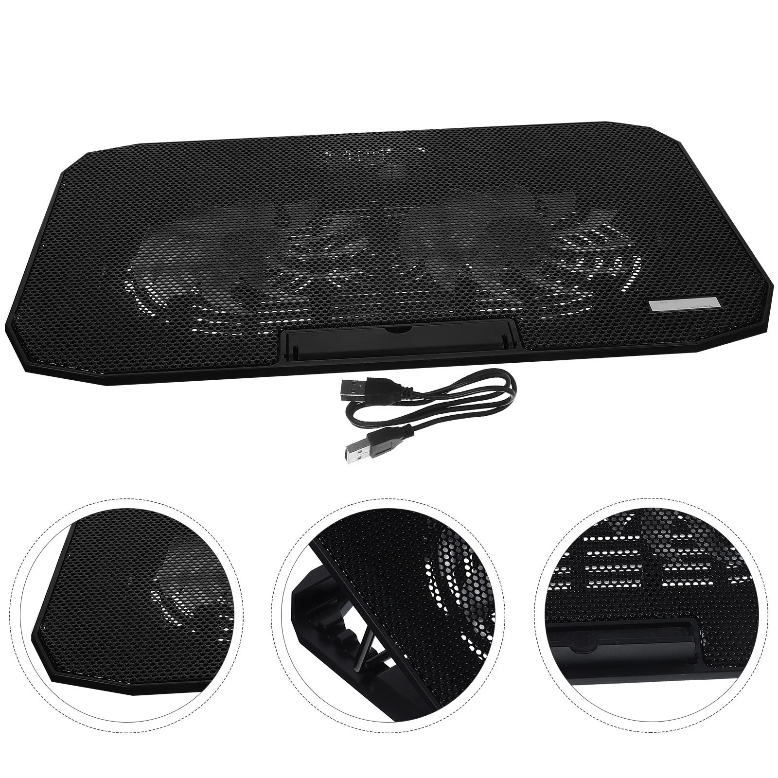 

Laptop Cooling Pad Fan Heat Dissipation Rack For Gaming Office Study Usb Powered Adjustable Stand Holder Portable Laptop
