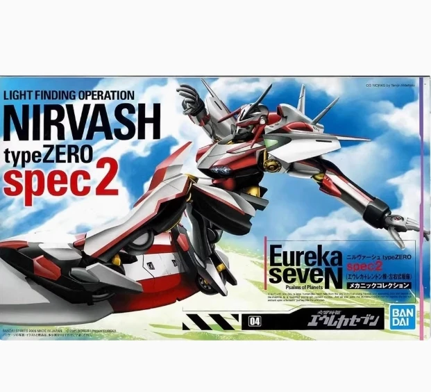 Bandai Gundam Eureka Seven Ao Nirvash HG Type Zero Assembly Model