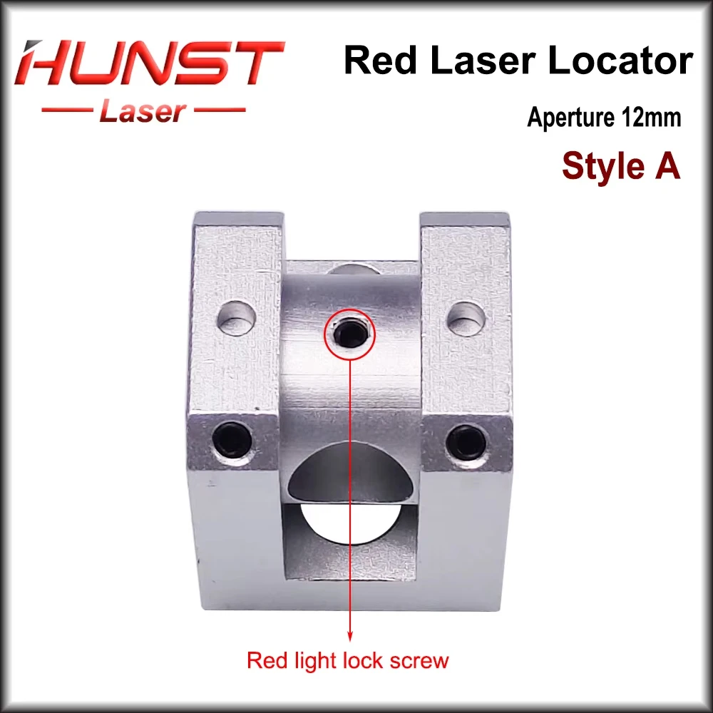 Hunst 레이저 모듈 레드 레이저 로케이터 부품 도구 직경 12mm CO2 UV 파이버 마킹 머신 용 라이트 홀더