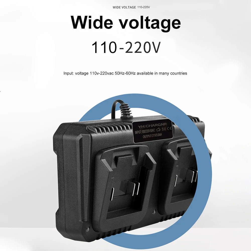 3A Lithium Battery Fast Charger 2 Way Power Tool Battery Charger EU/US Plug For Makita 18V 21V Battery BL1415/1815/1830/1850