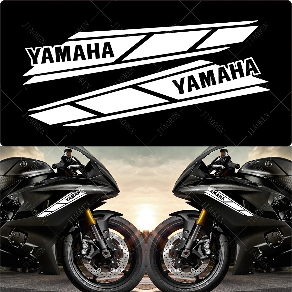 Vinyl Yamaha Sticker Logo Motorcycle Body Decals Yzf R1 R3 R6 Nmax Xmax Tmax Fz1 Fz6 Fz8 Tracer