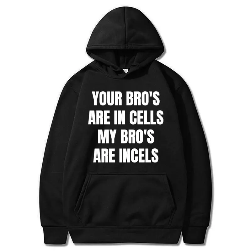 Rapper Chief Keef Hoodies Funny Your Bro's Are in Cells Men's Fashion Casual Long Sleeve Hip Hop Oversized Ieisure Pullover Male