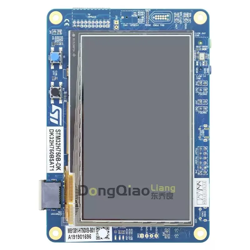 The original stock STM32H750B-DK development board exploration kit uses the STM32H750XB MCU