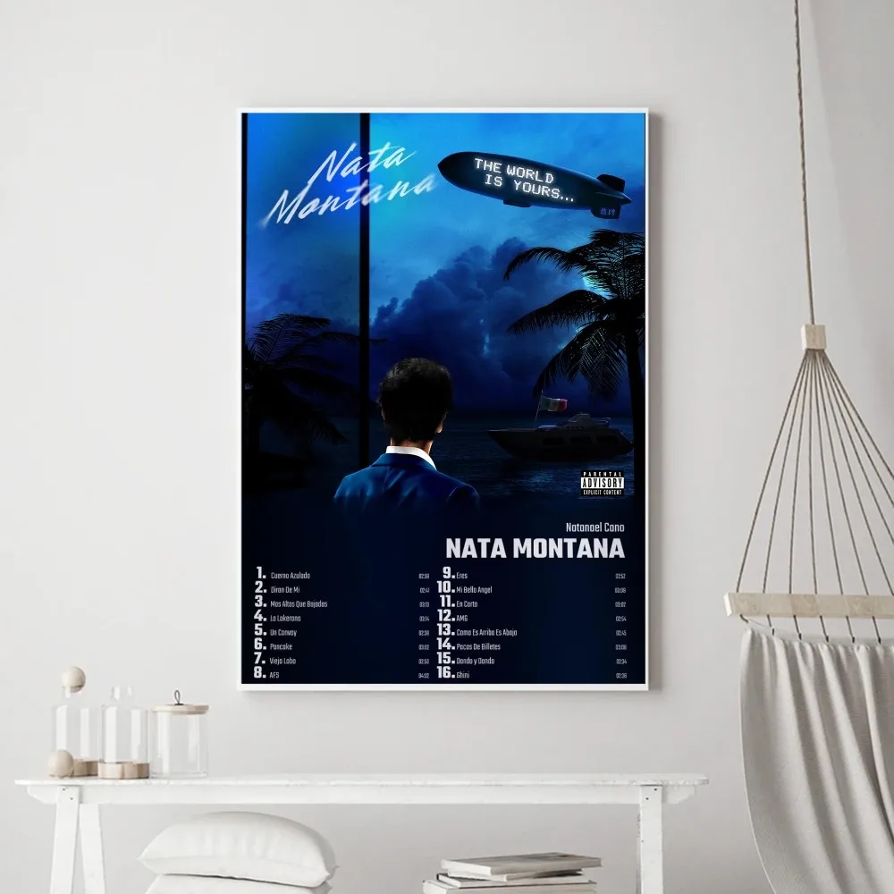 Rapper Natanael Cano Poster Prints Poster Wall Painting Bedroom Living Room Wall Bar Restaurant Sticker Small