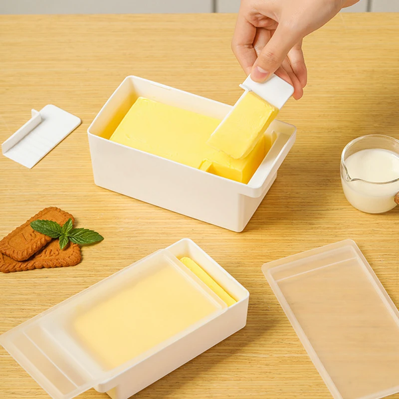 Butter Cutting Storage Box Refrigerator Frozen Cheese Cheese Slice Butter Cheese Slicer Fresh-Keeping Storage Box