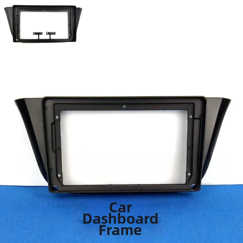 9in quadro do carro adaptador fascia painel de montagem rádio para iveco diário 2014 + quadro navegação moldura painel instalação kit painel