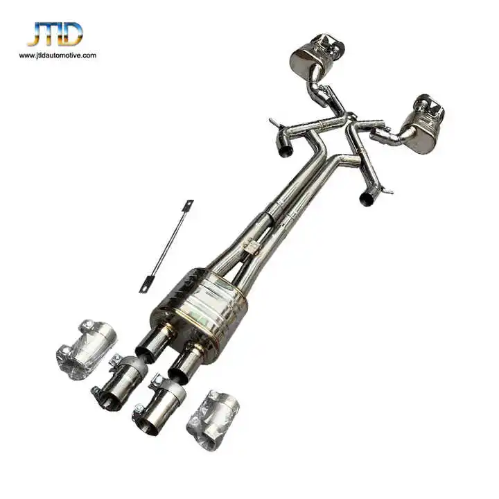 Prestaties 304SS Rvs Turbo Catback Uitlaat Voor Porsche Panamera 3.6 4.8 970.1 2014-2016 3.0L