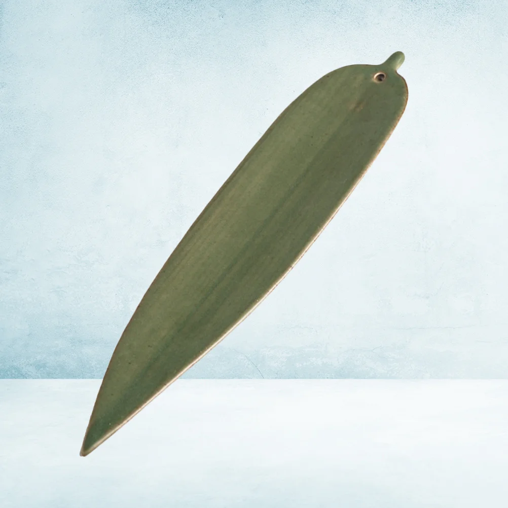 

Ceramic Leaf Incense Holder Delicate Design for Relaxation Meditation Room Home Office Hotel Spa Decor Aroma Therapy Use