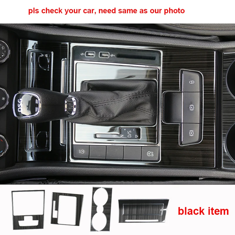 

5pcs for SKODA Superb 2019 Gear panel Decorative frame (pls check your car, need same as our photo)