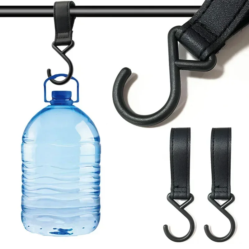 بو الجلود الطفل خطاف عربة الأطفال اكسسوارات البلاستيك عربة أطفال هوك السحرية عصا هوك عربة يدفع باليدين شماعات معلقة 1/2 قطعة #2