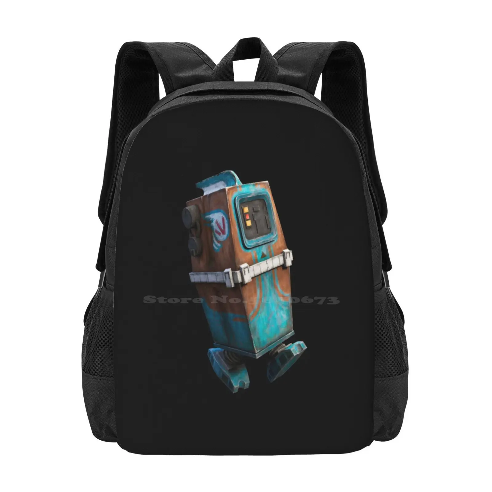 

Speedy The Gonk Droid Pattern Design Bagpack School Bags Clone Wars Fanart Gonkdroid Bad Batch Robot Speedy Captain Tukk 241St