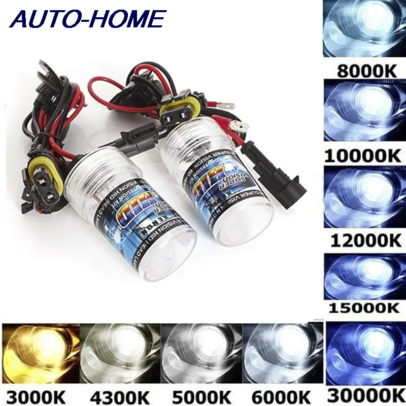 New Auto lights lampCar hid xenon headlight bulbs repacement H1 H3 H11 H7 H8 H9 H4-1 H4-2 9012 9006 9005 6000k