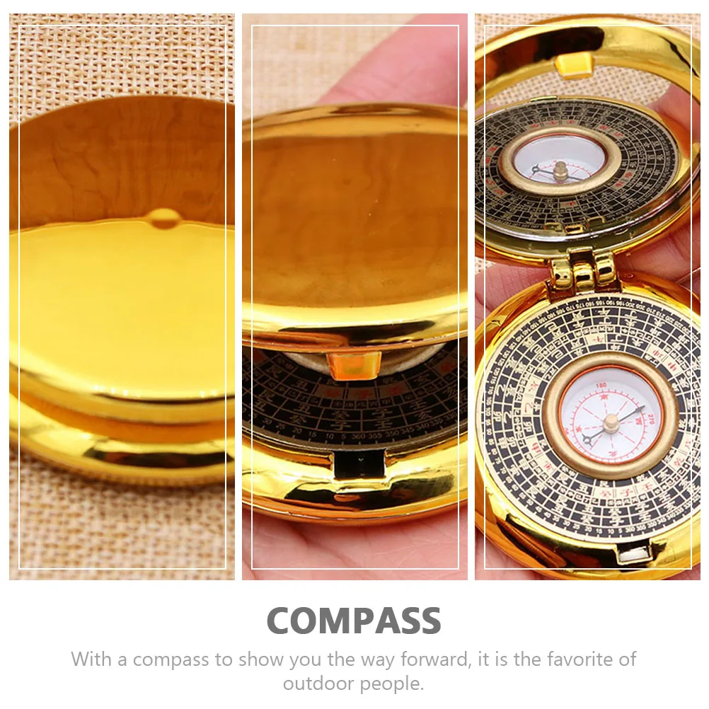 

Vintage Metal Compass For Hiking Camping Outdoor Survival Navigation Tool Accurate Pointer Clear Scale Portable Gift For Family