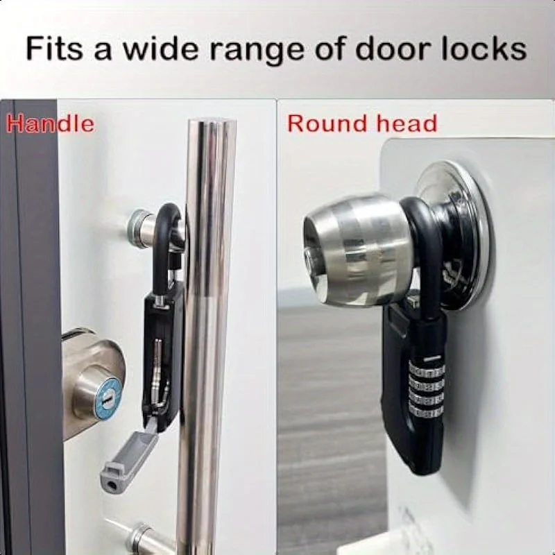 Portable Combination Key Safe with Reset Code for Home Real Estate Agent Vacation Rental Key Safe Security Padlock