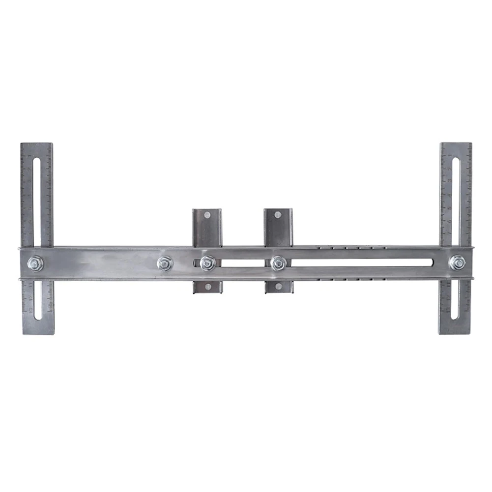 Stainless Steel Punching Positioning Ruler For Wardrobe Hanging Rod Drilling Locator Woodworking Installation Tool 23-28mm