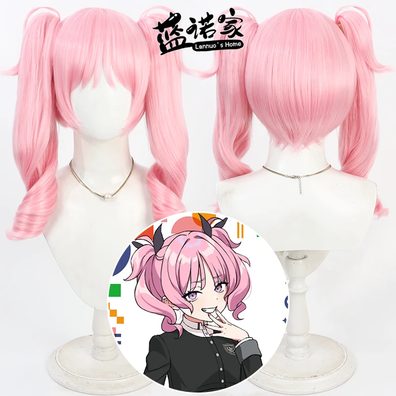 

Anime The Idolmaster Kakyoin Nadeshiko Cosplay Wig Halloween Carnival Party Props Synthetic Hair Heat Resistant Fiber + Wig Cap