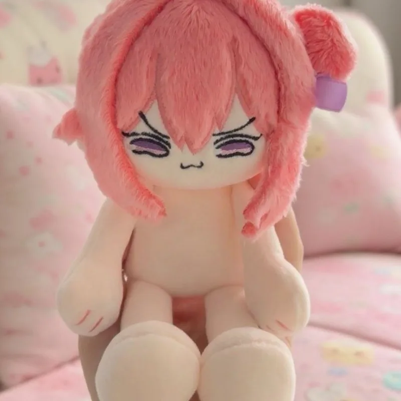 Muñeca de Algodón Suave de 20 cm con Atributos de Chicas Anime, Doro Kawaii, Cosplay, ChuiChui, Vestido de Dibujos Animados, Figura de Juguete para Coleccionar, Regalo para Fans