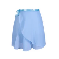 Adulte en mousseline de soie Ballet Tutu danse jupe femmes filles gymnastique jupe portefeuille formation Ballet jupes Юбка Ballet danse Faldas 5