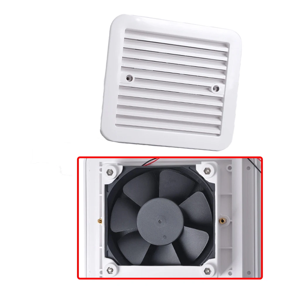 12V Fridge Vent with Fan for RV Trailer Caravan Side Air strong wind exhaust Automobile Accessories Car Styling Camper