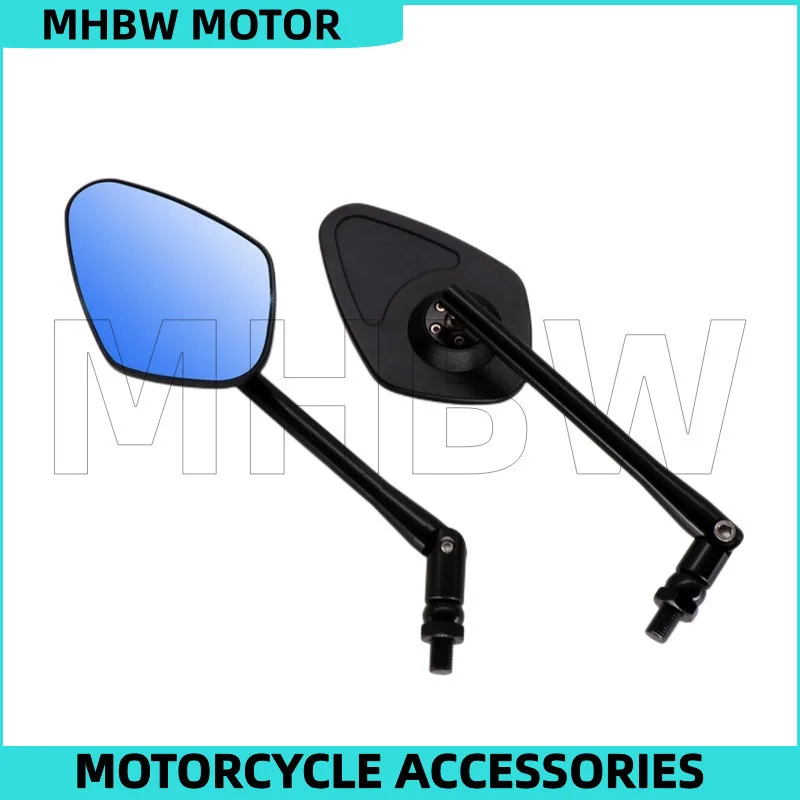 1 Pair Motorcycle Rearview Mirrors M8 M10 Universal